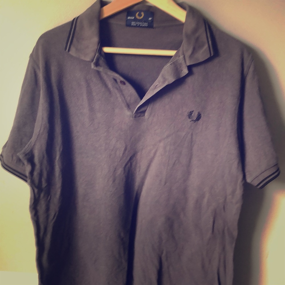 Fred Perry Polo - Gray - MADE IN ENGLAND
